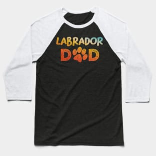 Labrador Dad Baseball T-Shirt